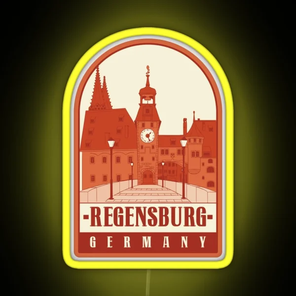 Regensburg Germany RGB Neon Sign