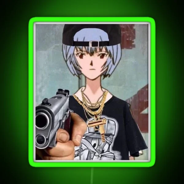 Rei Ayanami Chola RGB Neon Sign