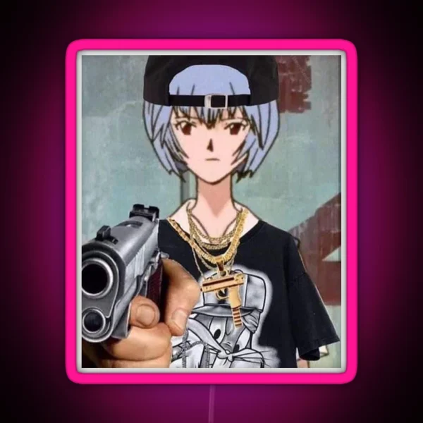 Rei Ayanami Chola RGB Neon Sign