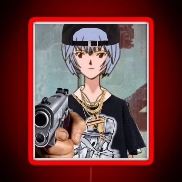 Rei Ayanami Chola RGB Neon Sign