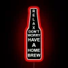 Add vibrant home decor with customizable colorful LED neon lighting