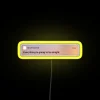 RGB LED reminder signs for anxiety and stress relief solutions