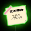 Vibrant Reminder LED Sign Adds Personal Touch to Home Decor Space