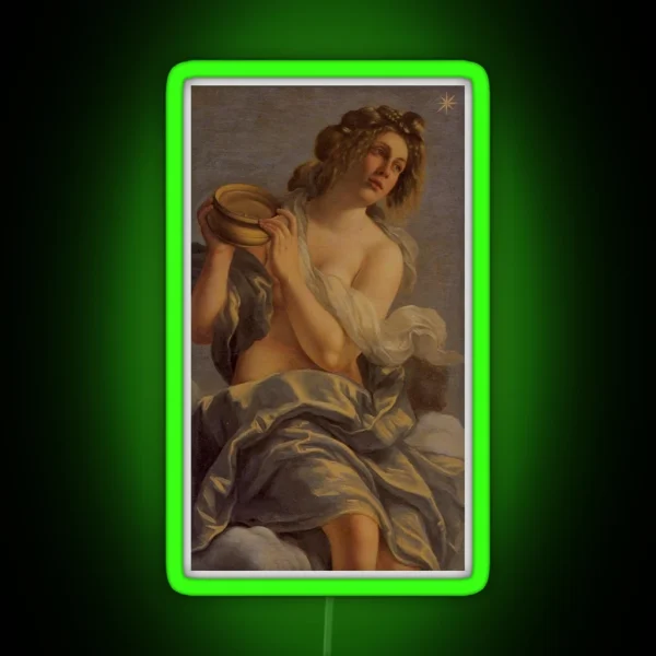 Renaissance Dark Academia Aesthetic RGB Neon Sign