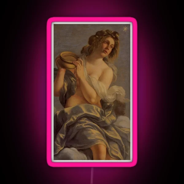 Renaissance Dark Academia Aesthetic RGB Neon Sign