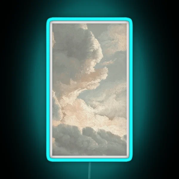 Renaissance Painted Clouds RGB Neon Sign