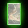 Renaissance-inspired painted clouds RGB neon sign adds bohemian ambiance instantly.