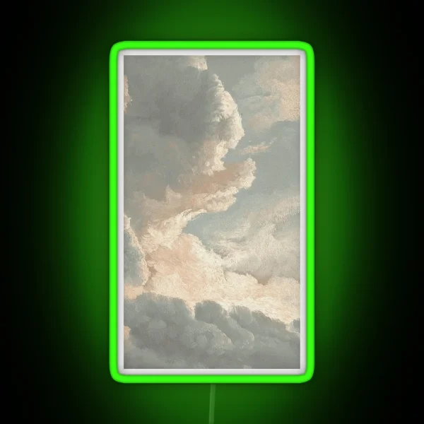 Renaissance Painted Clouds RGB Neon Sign