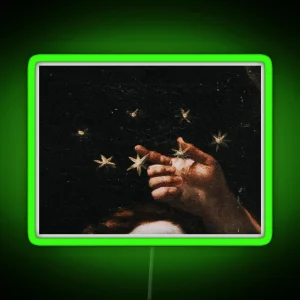 Renaissance Stars Painting Detail RGB Neon Sign