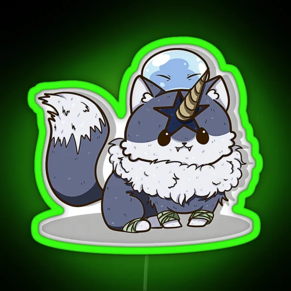 Rengar And Rimuru Led RGB Neon Sign