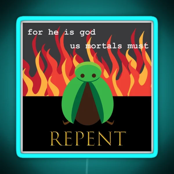 Repent RGB Neon Sign