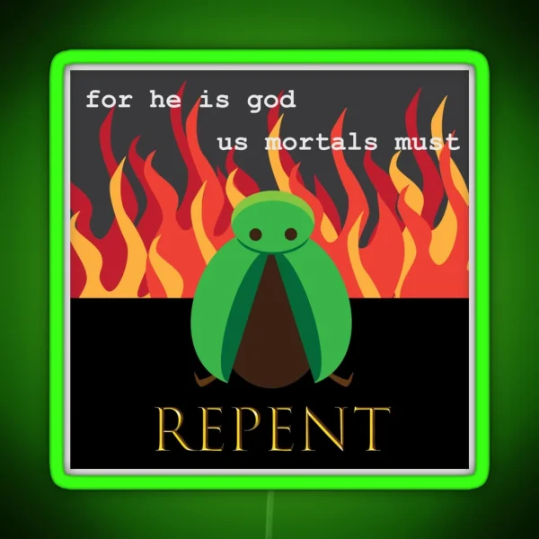 Repent RGB Neon Sign