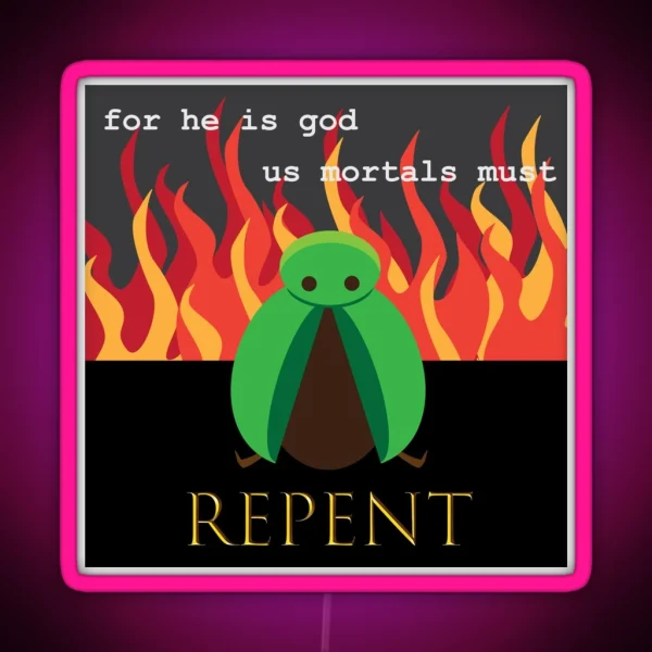 Repent RGB Neon Sign