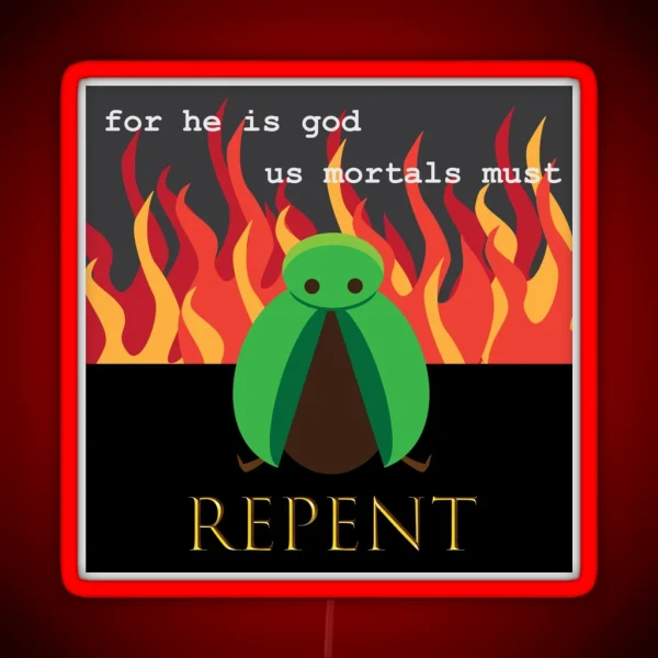 Repent RGB Neon Sign