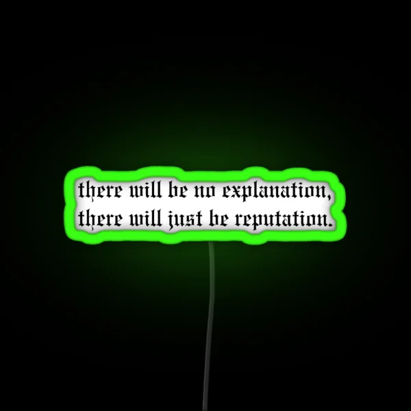 Reputation Led RGB Neon Sign