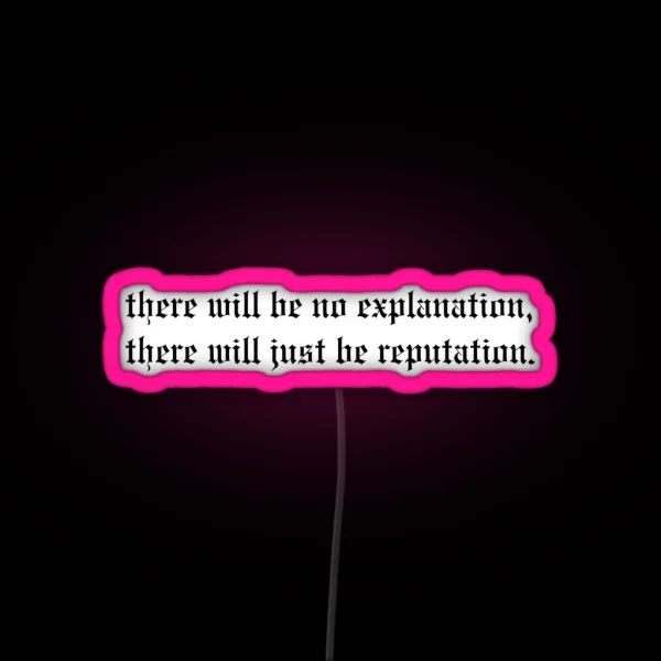 Reputation Led RGB Neon Sign