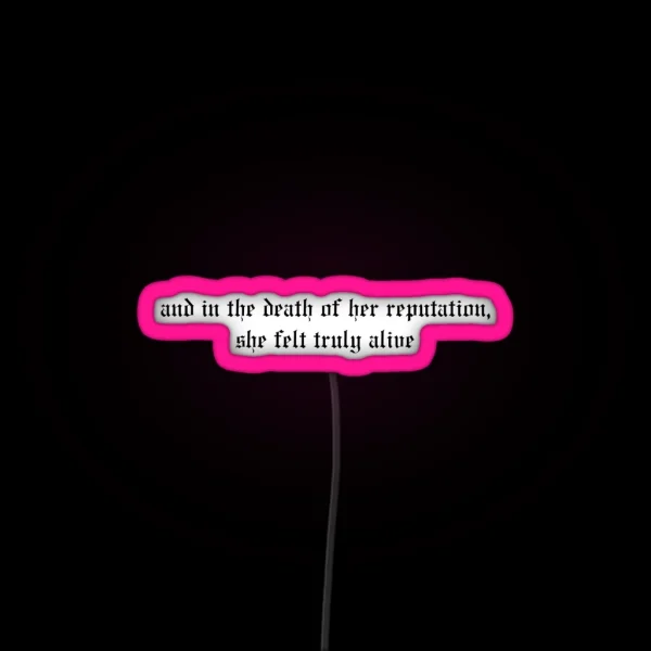 Reputation RGB Neon Sign
