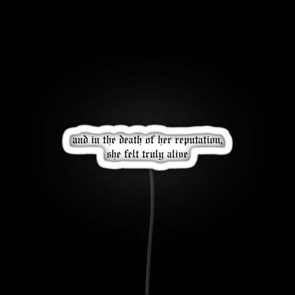 Reputation RGB Neon Sign