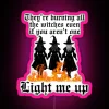 Vintage Gothic Art Neon Sign with RGB Color Changing Technology