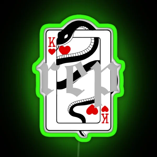 Reputation Ts King Of Hearts RGB Neon Sign