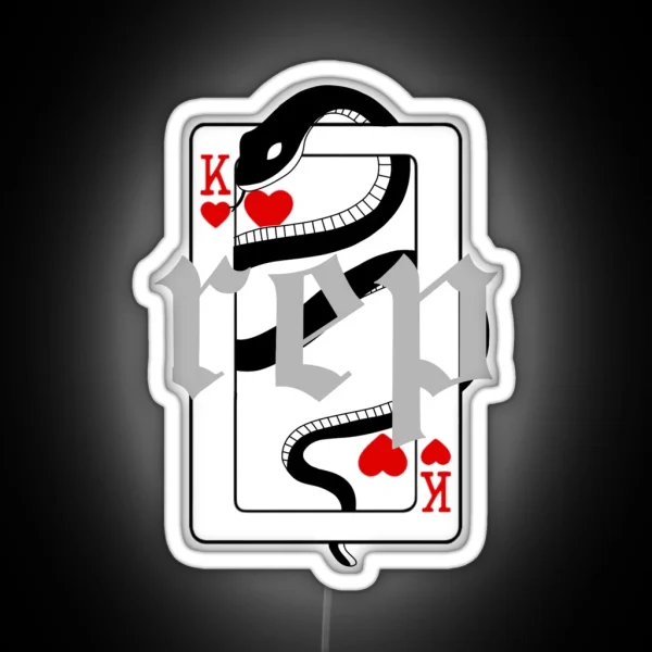 Reputation Ts King Of Hearts RGB Neon Sign