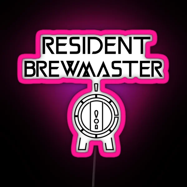 Resident Brewmaster RGB Neon Sign
