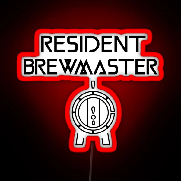 Resident Brewmaster RGB Neon Sign