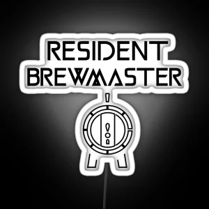 Resident Brewmaster RGB Neon Sign