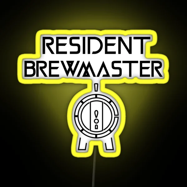 Resident Brewmaster RGB Neon Sign