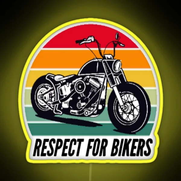 Respect For Bikers RGB Neon Sign