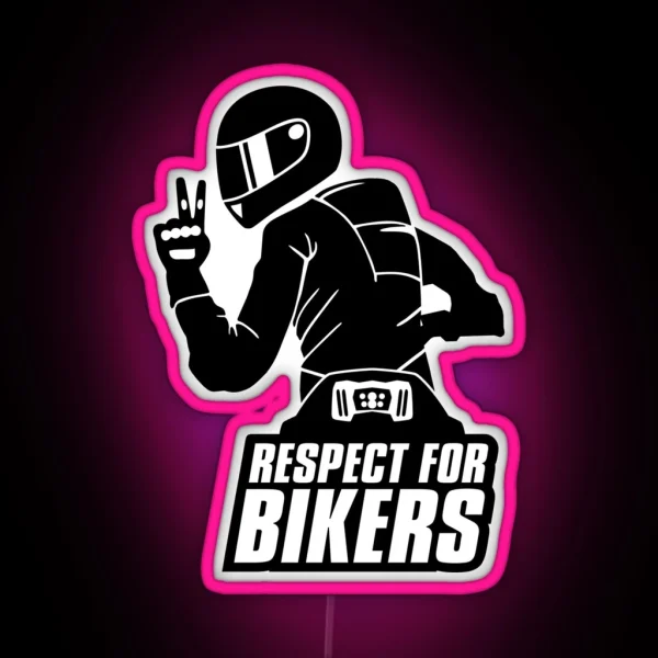 Respect For Bikers Yamaha MT 09 Black RGB Neon Sign