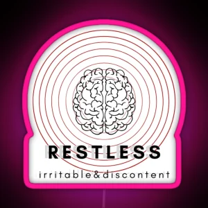 Restless Irritable And Discontent RGB Neon Sign