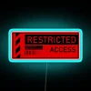 Authorized Personnel Only - Restricted Access Area Warning Decal Sign