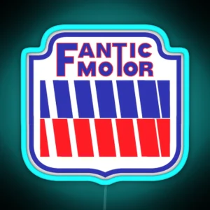 Retro Fantic Dirtbike Logo RGB Neon Sign