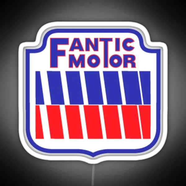 Retro Fantic Dirtbike Logo RGB Neon Sign