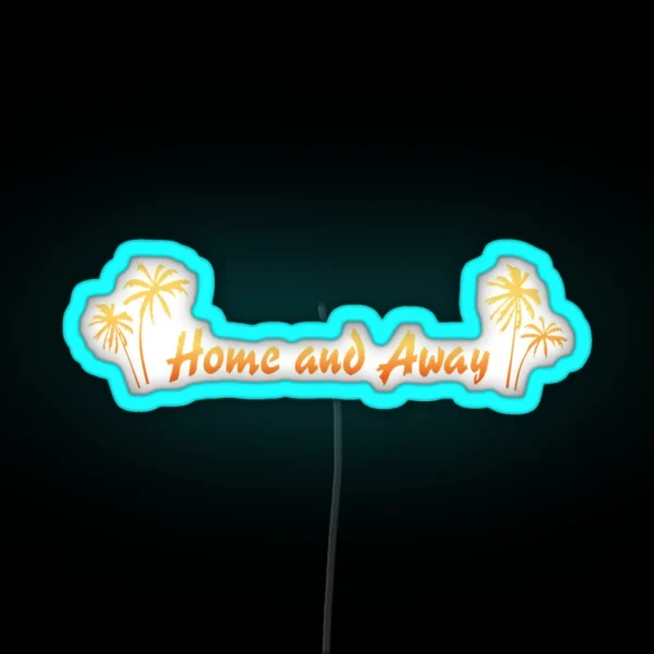 Retro Home And Away Logo Essential Led RGB Neon Sign