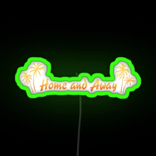 Retro Home And Away Logo Essential Led RGB Neon Sign