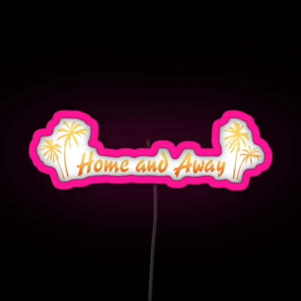 Retro Home And Away Logo Essential Led RGB Neon Sign