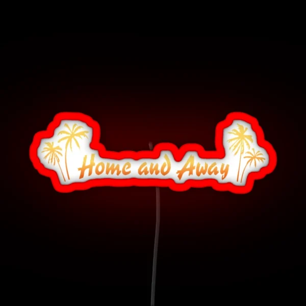 Retro Home And Away Logo Essential Led RGB Neon Sign