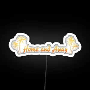 Retro Home And Away Logo Essential Led RGB Neon Sign