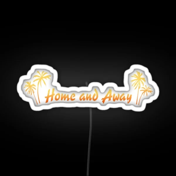 Retro Home And Away Logo Essential Led RGB Neon Sign