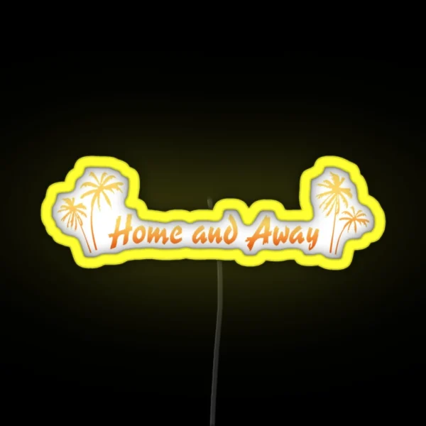 Retro Home And Away Logo Essential Led RGB Neon Sign