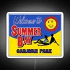 Vintage Summer Bay caravan park classic LED signage for homes