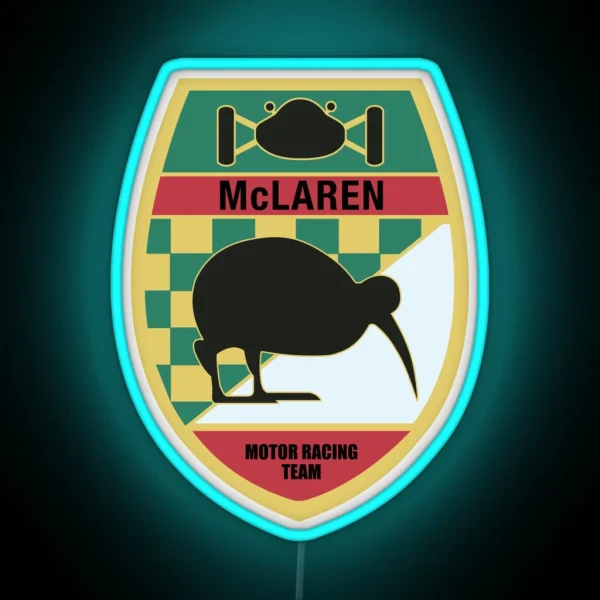 Retro Mclaren Formula One Led RGB Neon Sign