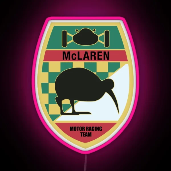 Retro Mclaren Formula One Led RGB Neon Sign