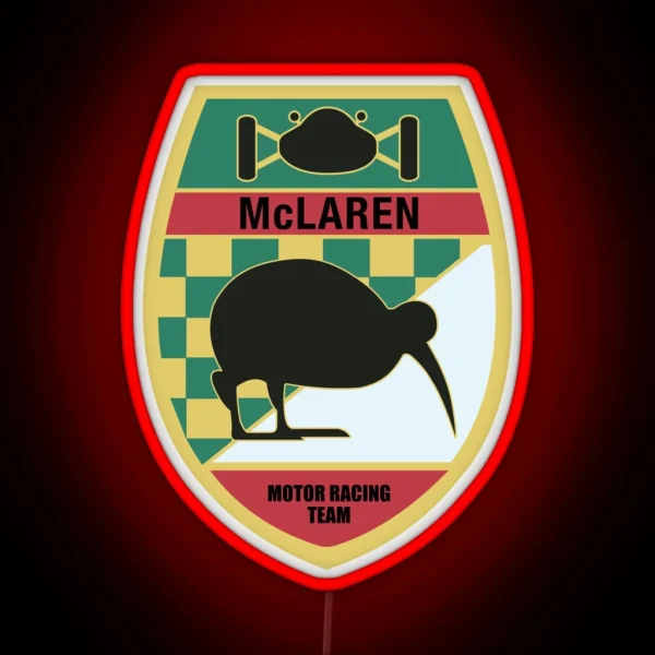 Retro Mclaren Formula One Led RGB Neon Sign