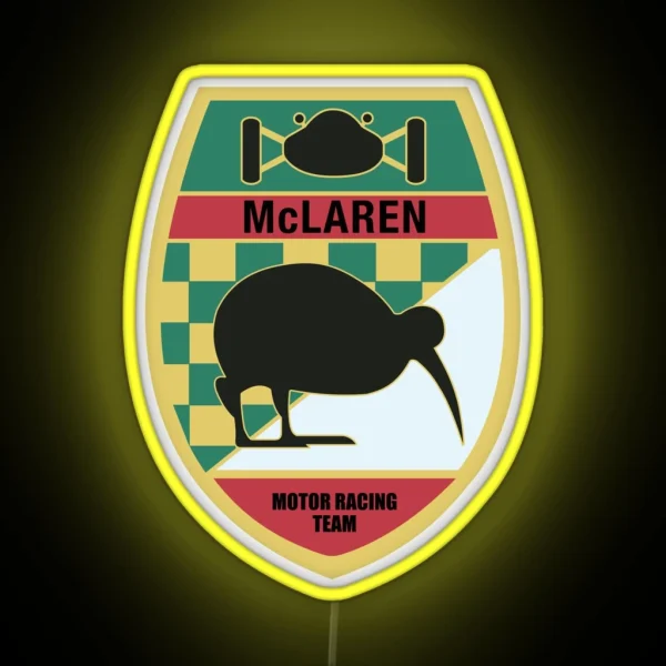 Retro Mclaren Formula One Led RGB Neon Sign