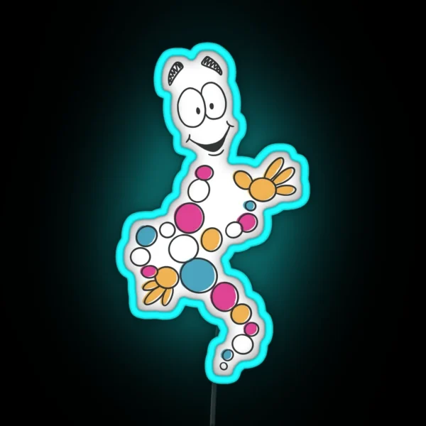 Retro Mr DNA RGB Neon Sign