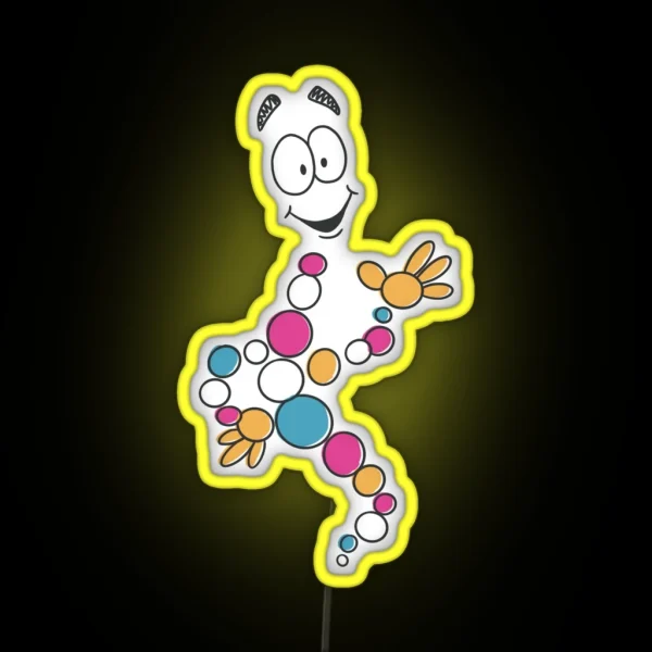 Retro Mr DNA RGB Neon Sign