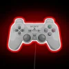 Retro gaming nostalgia meets modern neon style with vintage flair